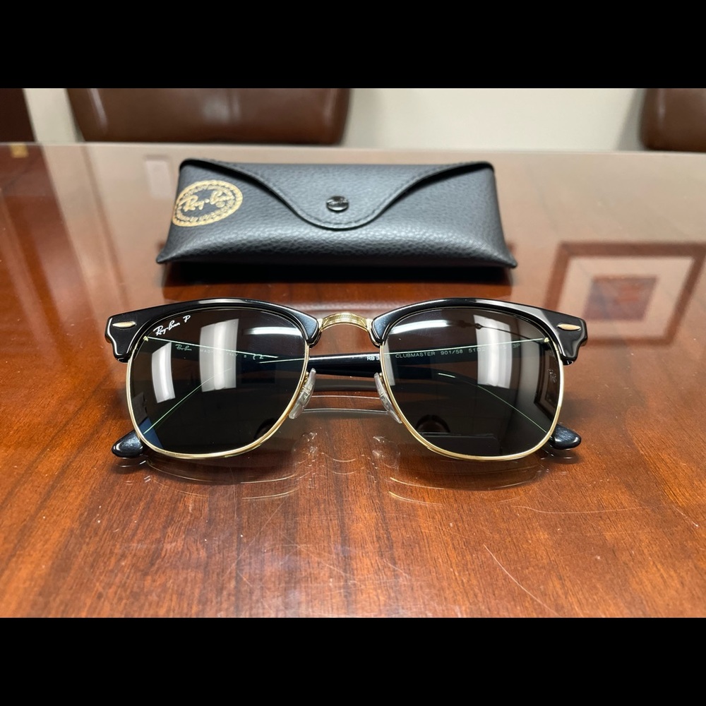 Polarized Ray-Ban Sunglasses, RB3016 Clubmaster